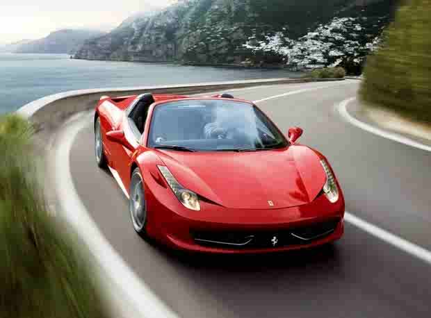 法拉利458 spider 首款中-后置8缸跑车